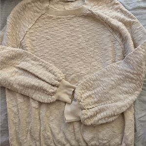 Amalli Talli cream colored sweater size small